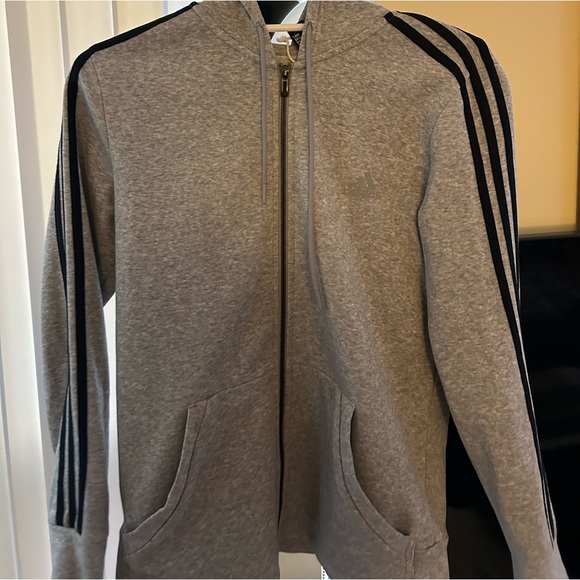 Adidas, White and Blue Zip-Ups - Bundle or Individual - Picture 1 of 4